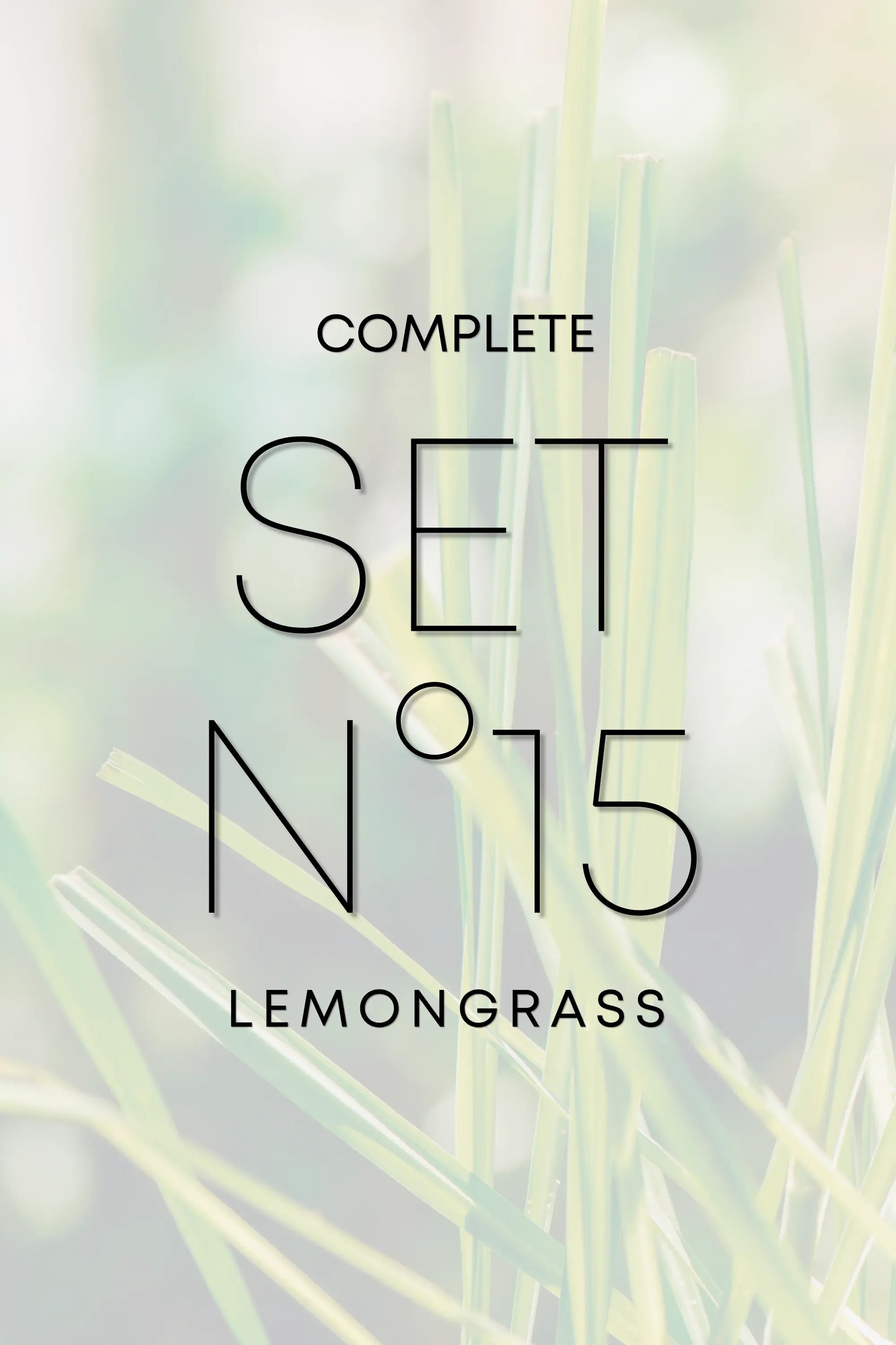 Energizing Freshness – N°15 Lemongrass – Complete Set