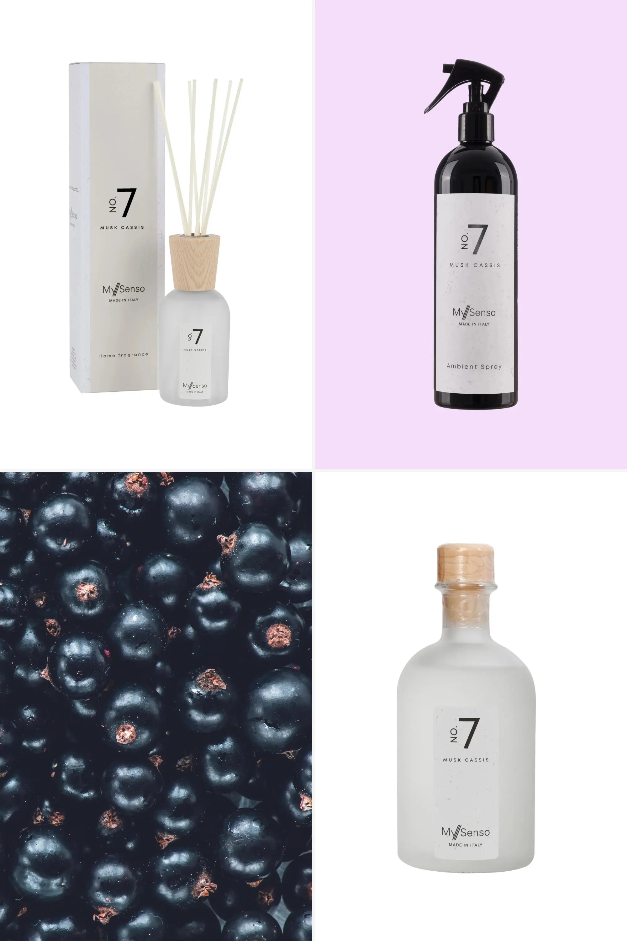 Soft Ambience – N°7 Musk Cassis – Complete Set
