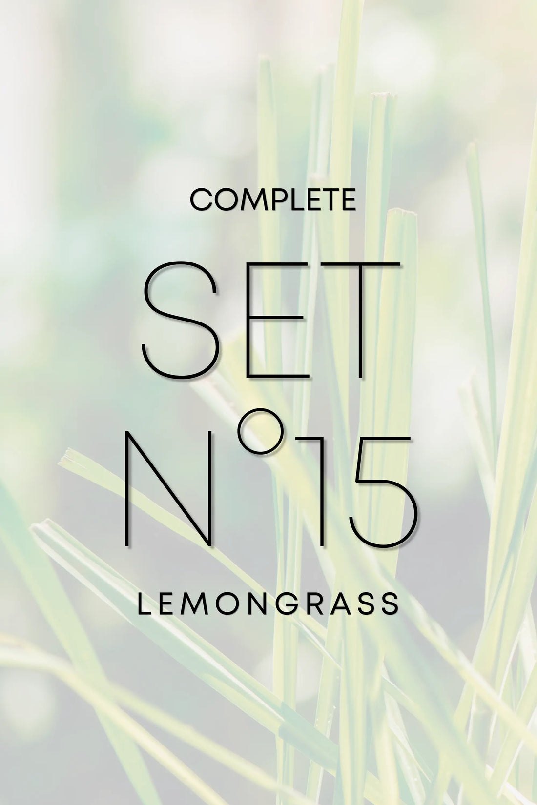 Belebende Frische – N°15 Lemongrass – Rundum Set