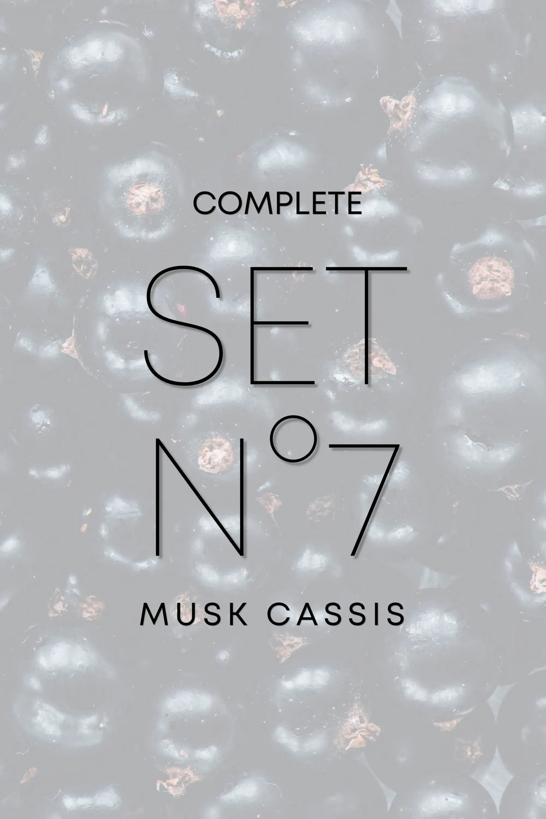 Soft Ambience – N°7 Musk Cassis – Complete Set