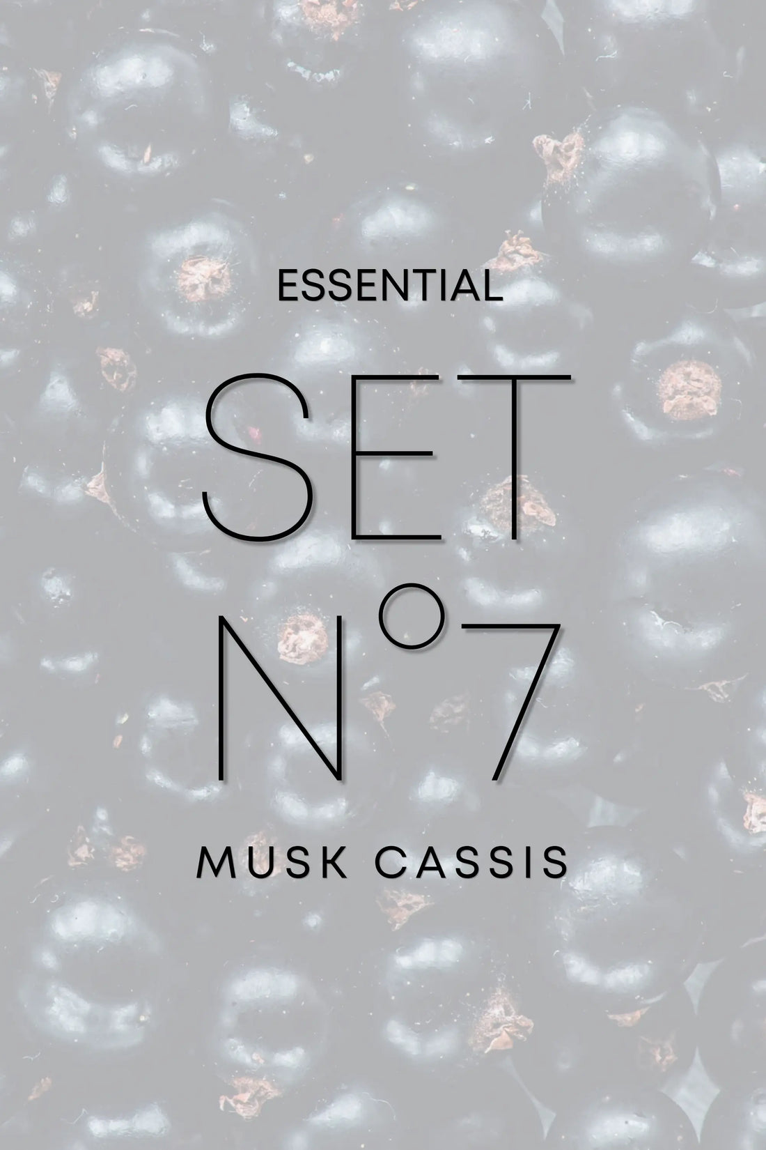 Soft Ambience – N°7 Musk Cassis – Essential Set