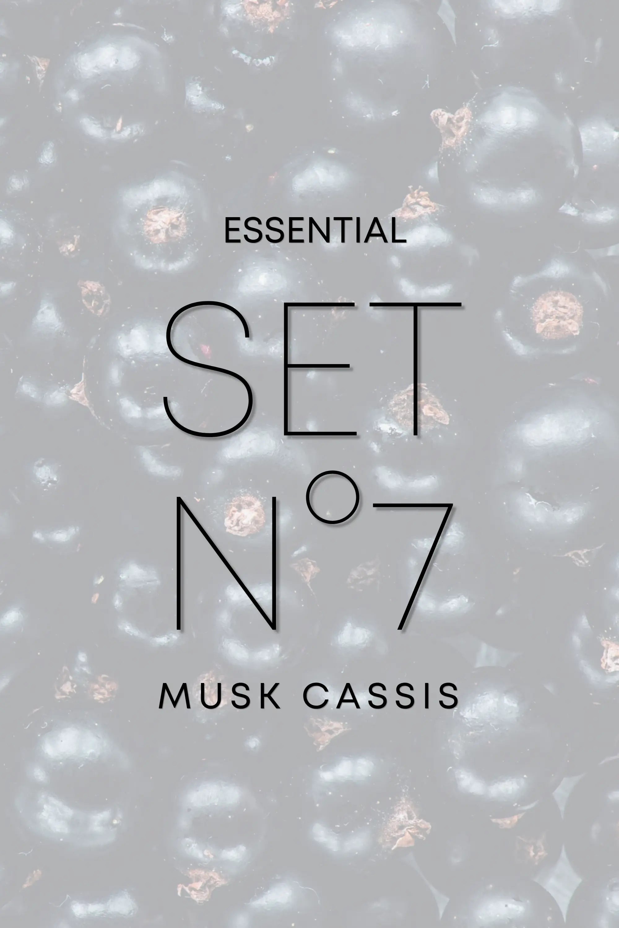 Atmosfera Soffice – N°7 Musk Cassis - Set Essenziale